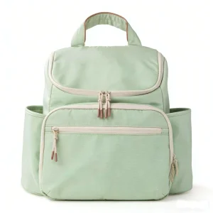 Mummy Backpack with Changing Pad and Stroller Attachment and Luggage Sleeve Waterproof Baby Travel Diaper Bag