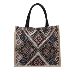 New Arrival Large Capacity Bag for Women Fashion Shoulder Tote Bag Ethnic Style Handbag