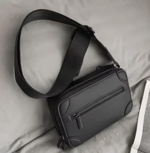 New Arrival Men’s Shoulder Bag Slanted Boxy Crossbody Bag Casual Portable Compact Versatile Messenger Bag
