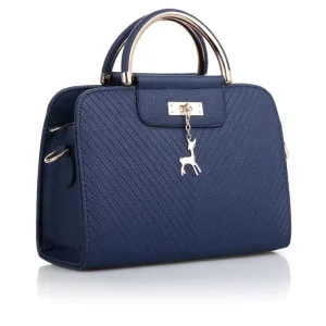 New Custom Logo Pu Leather Messenger Bag Square Classic Female Designer Handbag