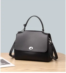 New Fashion Genuine Leather Handbag Crossbody Shoulder Purses Polyester Lining Cover
