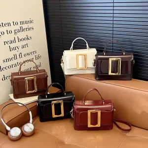New Fashion Handbags Young Lady Luxury Small Square Bag for Women