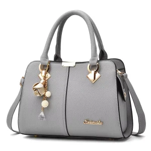 New Fashion Ladies Handbag European American Trend Single Shoulder Crossbody Bag Zipper Casual Tote PU Below 20L
