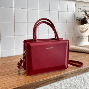 New Fashion Lady’s Crossbody PU Leather Handbags with Zipper Closure Woman’s Messenger Bags and Wallet