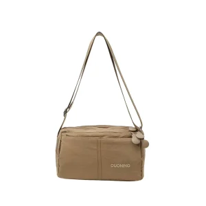 New Fashion Lightweight Nylon Women’s Crossbody Bag Versatile Casual Simple Multi Layer Portable Trendyy Shoulder Design