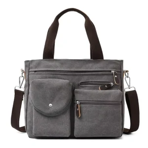 New Fashion Men’s Messenger Bag Canvas Bag Durable