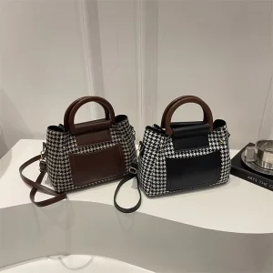 New Fashion Vintage Elegant High Quality Brand Shoulder Bag Color All match Handbag Large Capacity Crossbody Bag