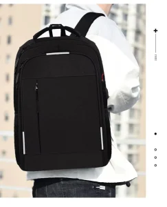 New Fashion Waterproof Bags Large Capacity Multifunction Laptop Backpack with USB Charger Port