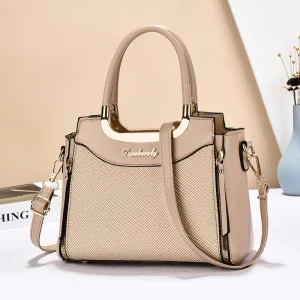 New Fashion Women’s PU Leather Handbag Elegant Crossbody Shoulder Bag for Daily Office Use Handbag for Woman