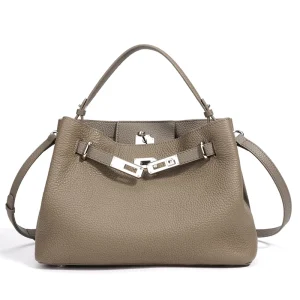 New First Layer Cowhide High Quality Real Leather Handbag Luxury Fashion High Grade Commuting Shoulder Messenger Bag