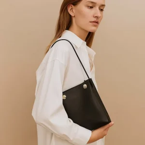 New First-Layer Cowhide Zip Spring Mobile Phone Bag Women Small Shoulder Crossbody Bucket Trendy Versatile Fashionable Mini
