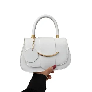 New HK Women’s Fashion Shoulder Bag PU Leather Handbags with Multiple Carrying Options for Daily Commute