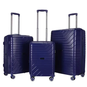 New Hardside Luggage Sets Voyage Trolley Travel PP Suitcase Set Traveling Bags 4 With Wheels Trolley