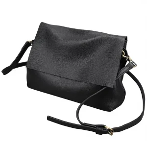 New Multi-Layer Storage Genuine Leather Simple Women’s Shoulder Bag Fashionable All-Match Casual Single Strap Small Square