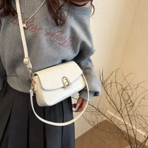 New Product Luxury Square Handbag Women Summer New Fashion Lock Buckle Shoulder Bag Casual Crossbody Bag