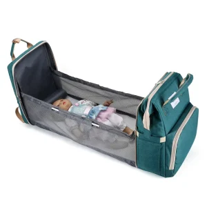 New Style Mummy Nursing Backpack Travel Mommy Care Nappy Diaper Bags Colorful Baby Custom Polyester Water Resistant USB DOT