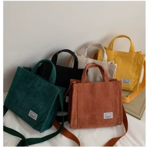 New Three-Handle Fashion Polyester Zipper Ladies Shoulder Slung Handbag Korean Square Bag