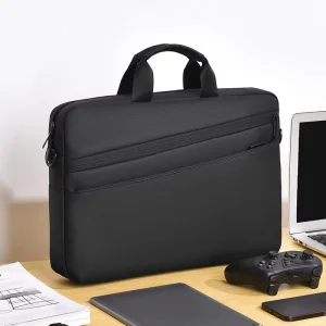New Trendy Portable PVC Business Briefcase for Men 17″ and 15.6″ Laptop Bag with Wear-resistant and Shockproof Features