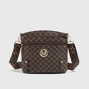 New Women Crossbody Bags Triple Zip Pocket Cross Body Women Purses and Handbags Leather Luxury Designer Ladies Shoulder Bag