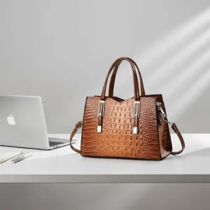 New Women’s Luxury PU Leather Handbags and Wallets High Quality with Zipper Closure Women’s Fashion Style