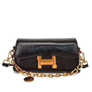 New Yulan Luxury Women’s Crossbody Shoulder Bag Simple Casual Lock Decoration Autumn Spring Single Handle PU Zipper Hasp Closure