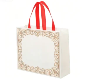 Non Woven Bag Polypropylene Laminated Tote Bag Foldable Heat Seal Custom Logo Print Recyclable Accept Custom Orders