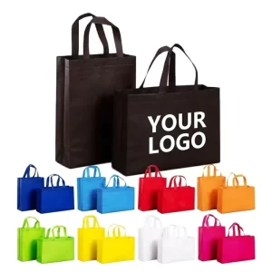 Non woven Shopping Tote Bags Personalized High end Clothing Handbags Custom Shopping Bags Logo Printing