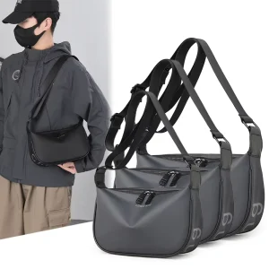 Nylon Fashion Messenger Tote Bags Letter Design Lightweight Waterproof Durable Anti-Theft Custom Shoulder Bag Men