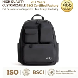 Nylon Mommy Backpack Multifunctional Large Capacity Diaper Bag Waterproof Durable Maternity Backpack for New Mom Newborn Baby