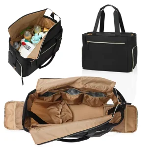 Nylon Mommy Diaper Bag Travel Diaper Mommy Bag with Changing Pad