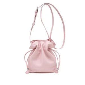 ODM OEM Custom Drawstring Cloud Shaped Phone Bag Genuine Leather Urban Simplicity Lucky Draw Crossbody Shoulder Bag