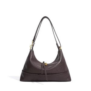 ODM OEM Custom New Trend Genuine Leather Large Zipper Closure Single Shoulder Handbag And Women’s Tote Bag