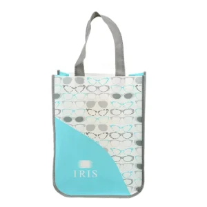 ODM OEM High Quality Lulu Lemon Shape Non Woven Bags Eco Friendly Blue Color Silk Screen Printing Non Woven Shopping B