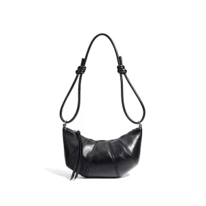 ODM&OEM Wholesaler New Lady Genuine Leather Single Strap Zipper Closure Crossbody Shoulder Bag Casual Small Size Daily Use
