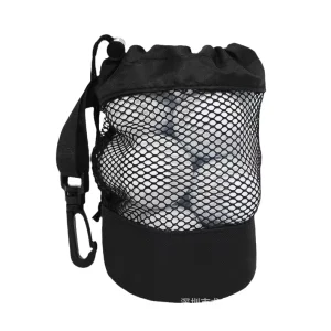 OEM Logo Golf Storage Bag Golf Portable Accessories Bag Mesh Bag Ball Bag Pulling Rope Mesh Bag