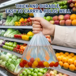 OEM ODM Factory Food Grade Custom Plastic Shopping Bags for Fruit Shop Vegetable Area
