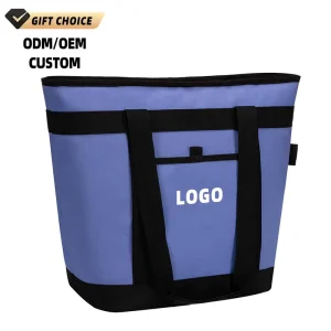 OEM ODM Factory Insulated Cooler Bag Reusable Hot and Cold Food Bag Insulated Food Delivery Bag for Beach Travel and Picnics