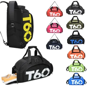 OEM ODM Waterproof 3 Way Carry Training Gym Duffel With Separate Shoe Compartment Dry Wet Separation Multi Functional Sports Bag