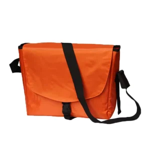 Orange Cross Body Bag Men Satchel Messenger Bag Shoulder Bags