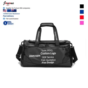 Outdoor Casual Sport Bag Dry wet Separation Unisex Gym Luggage Travel Bag Large capacity Leather Lining Adjustable Strap Zipper