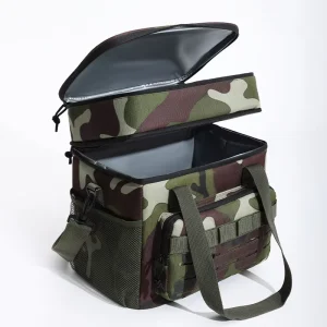 Outdoor Ice Pack Portable Handheld Picnic Outing Thickened Lining Zipper Luxury Style Insulated Lunch Bag Oxford Cloth Heat