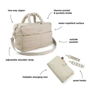Outside Walking Diaper Stroller Storage Organizer Baby Diaper Bags Portable Puffer Tote Bag Mommy Baby Travel Bag
