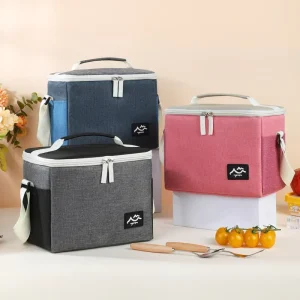 Oxford Insulated Eco Friendly Reusable Portable Picnic Food Storage Ice Cooler Lunch Bag for All Seasons