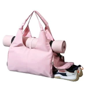Oxford Large Capacity Yoga Fitness Duffel Bag with Independent Shoes Compartment New Fashion Sports Shoulder Bag for Gym