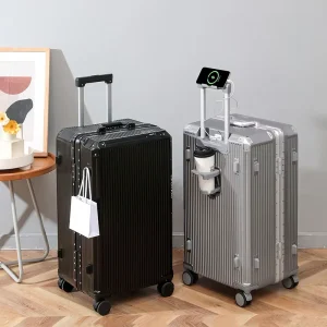 PC Aluminum Luggage 20-26 Inch Suitcase Carry on Custom Luggage Riding for Travel Sport