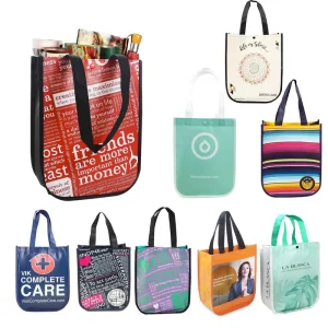 PP Non Woven Shopping Bag with Logo Recycled Laminated Tote Bag