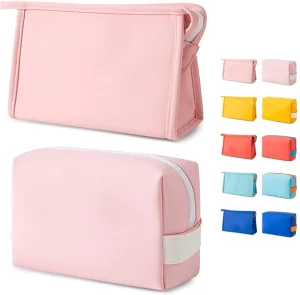 PU Leather Custom Logo Cosmetic Bags