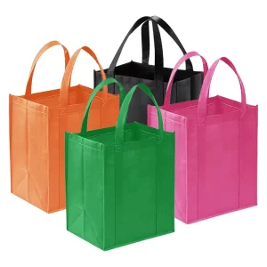 Pastoral Style Non Woven Eco friendly Folding Shopping Bag Waterproof Hand Bags