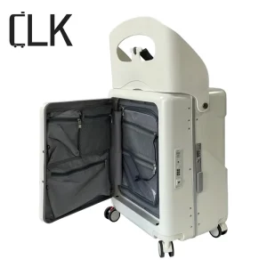 Pc Unisex Carry-On Luggage Front Opening Children’S Luggage With Seat for Kids 20 Inch Pc Hardside Carry on Luggage Suitcase Set
