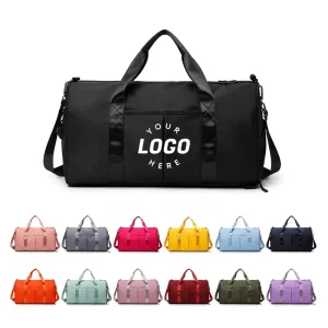 Personalized Gym Duffel Bag Custom Logo Waterproof Large Capacity Sports Travel Bag For Fitness And Training